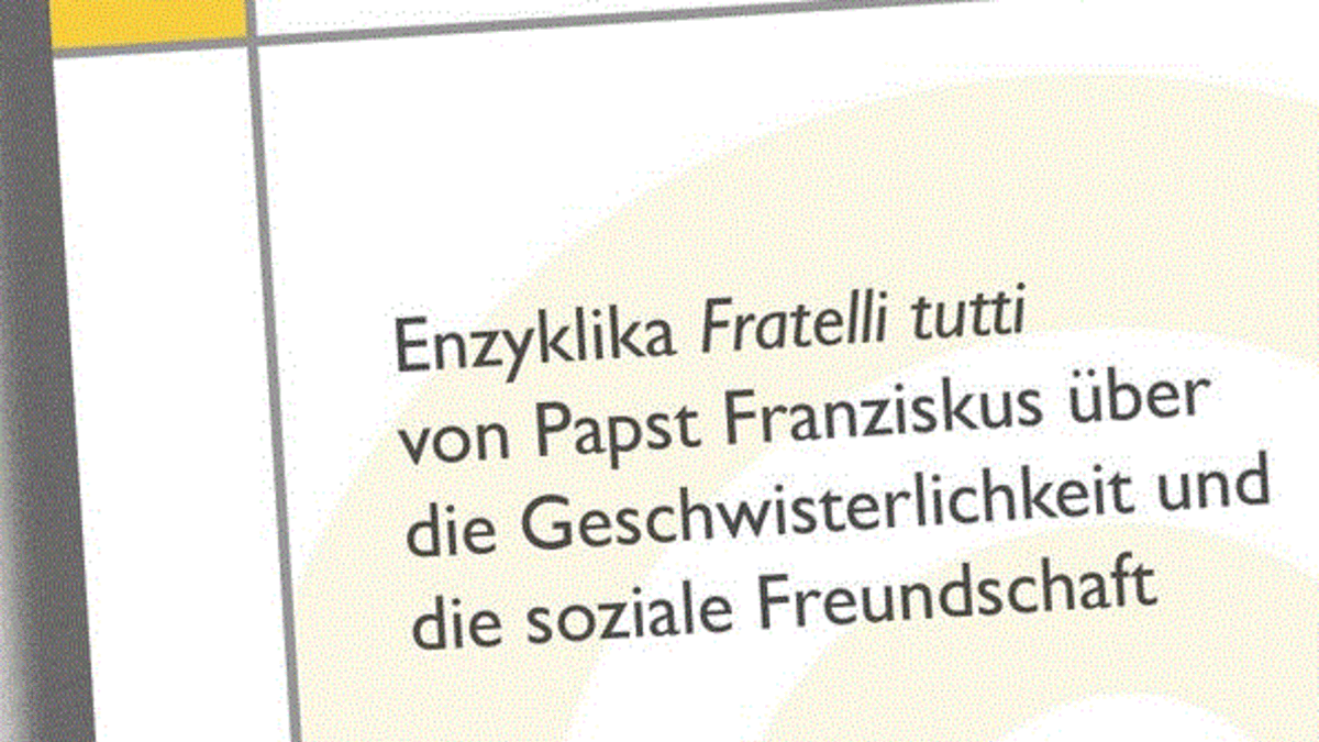 Enzyklika "Fratelli tutti"